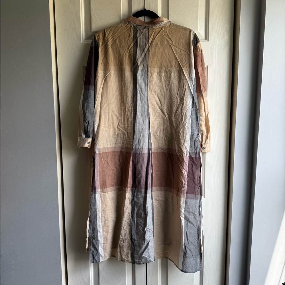 Zara Basic Striped Patchwork Shirt - image 5